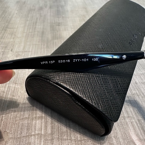 GUC Prada Eyewear Frames PR 15-VP in Black/Gray (with Rx lens) - Picture 4 of 5